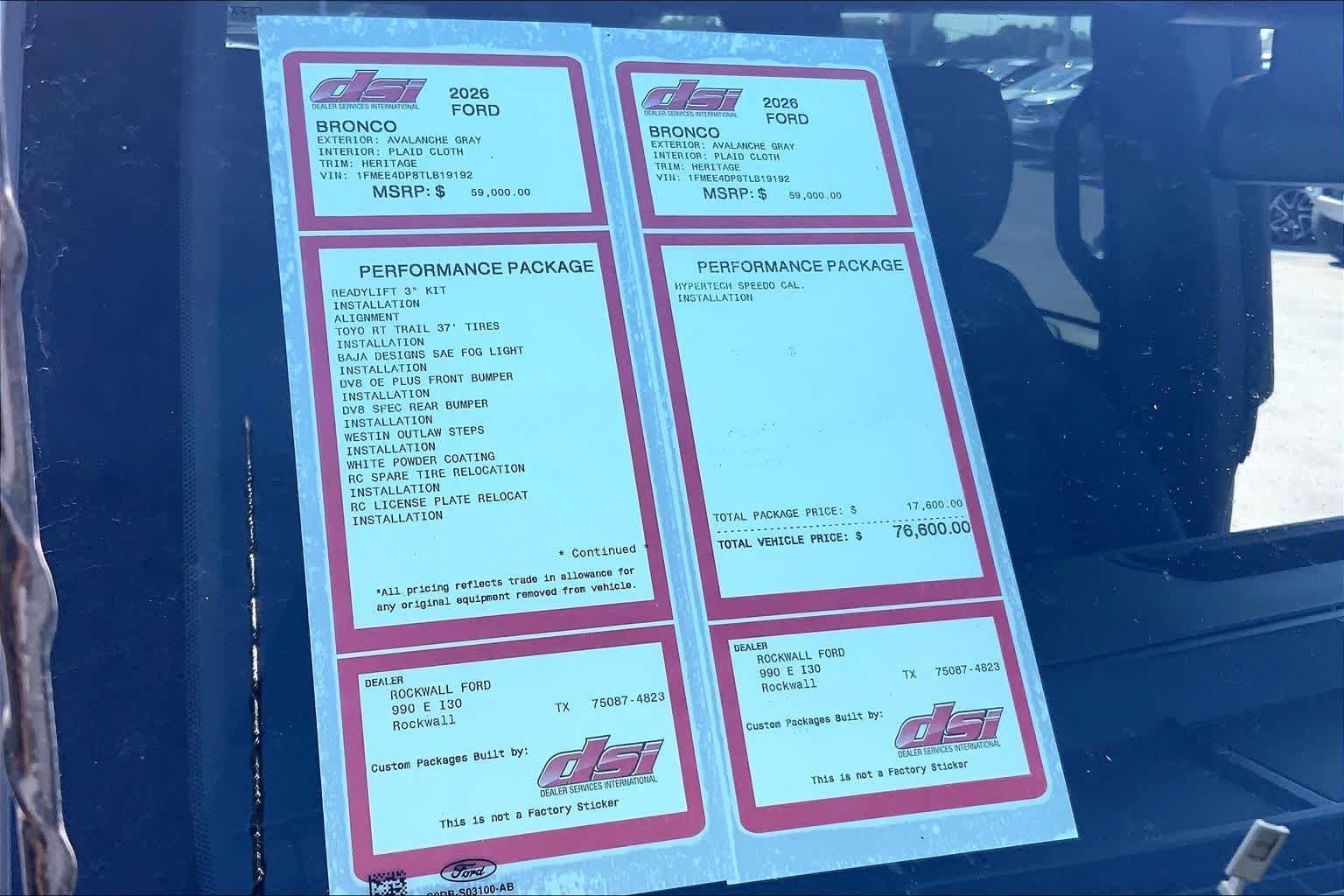 New 2026 Avalanche Gray Ford Heritage Edition image 19