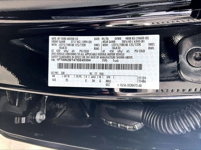 New 2026 Agate Black Metallic Ford XLT image 14