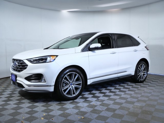 Certified Used 2019 White Ford Titanium image 2