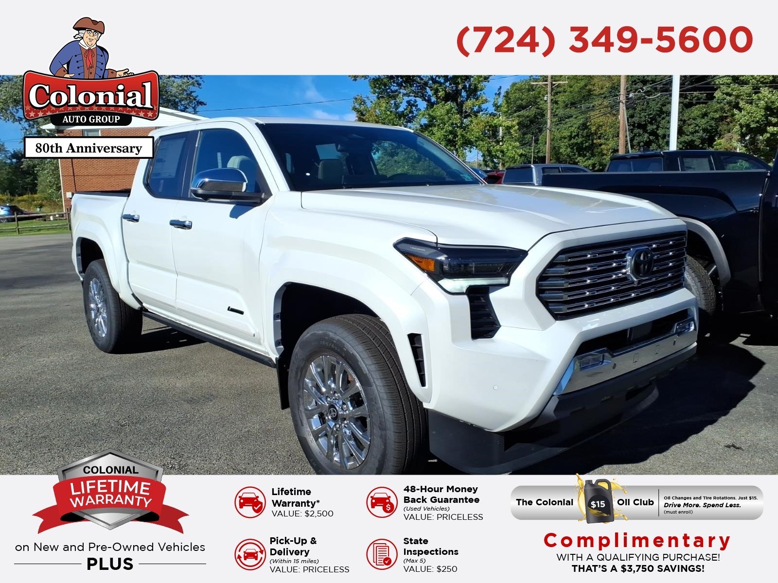 New 2026 Wind Chill Pearl Toyota Limited image 1