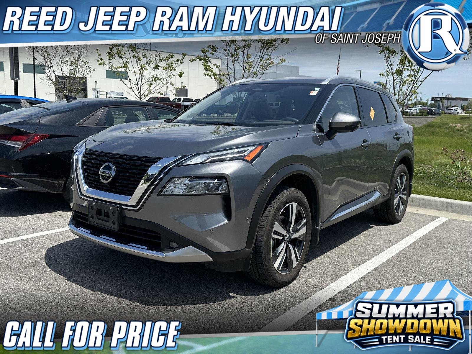Used 2021 Gun Metallic Nissan Platinum image 1