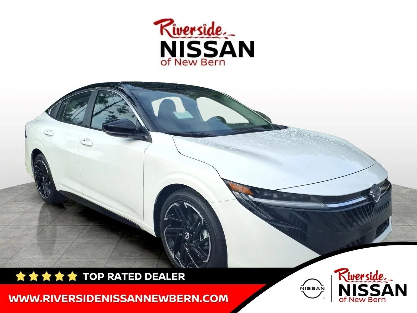 New 2026 Aspen White TriCoat / Super Black Two-tone Nissan SR image 1