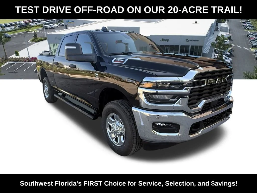 New 2026 Diamond Black Crystal Pearlcoat RAM Tradesman image 2