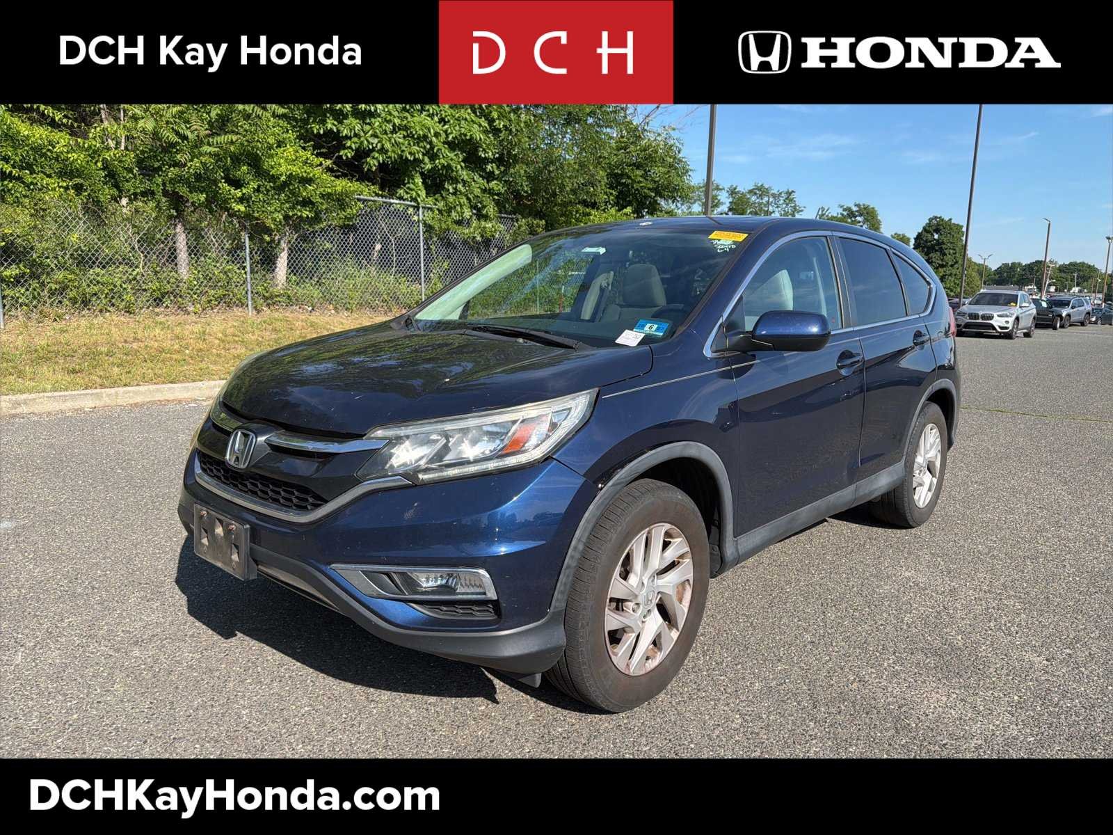 Used 2016 Obsidian Blue Pearl Honda EX image 1
