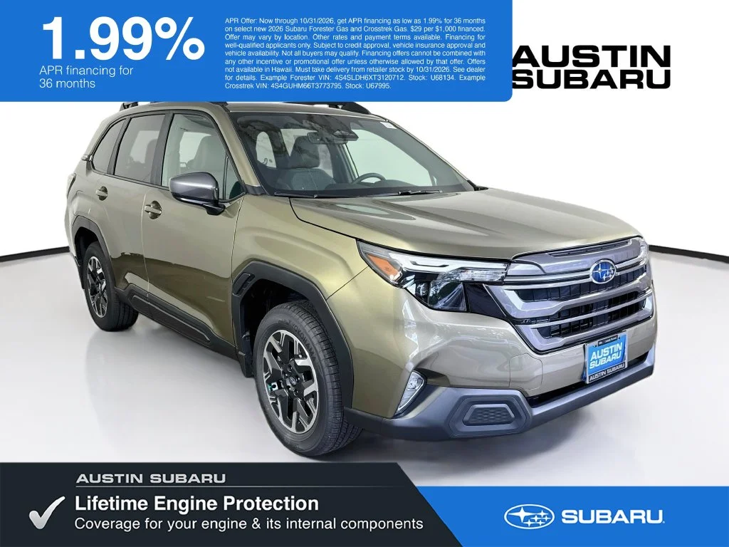 New 2026 Green Subaru Premium image 1