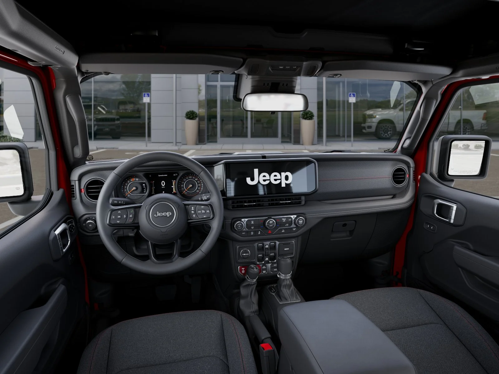 New 2026 Firecracker Red Clear-Coat Exterior Paint Jeep Rubicon image 57