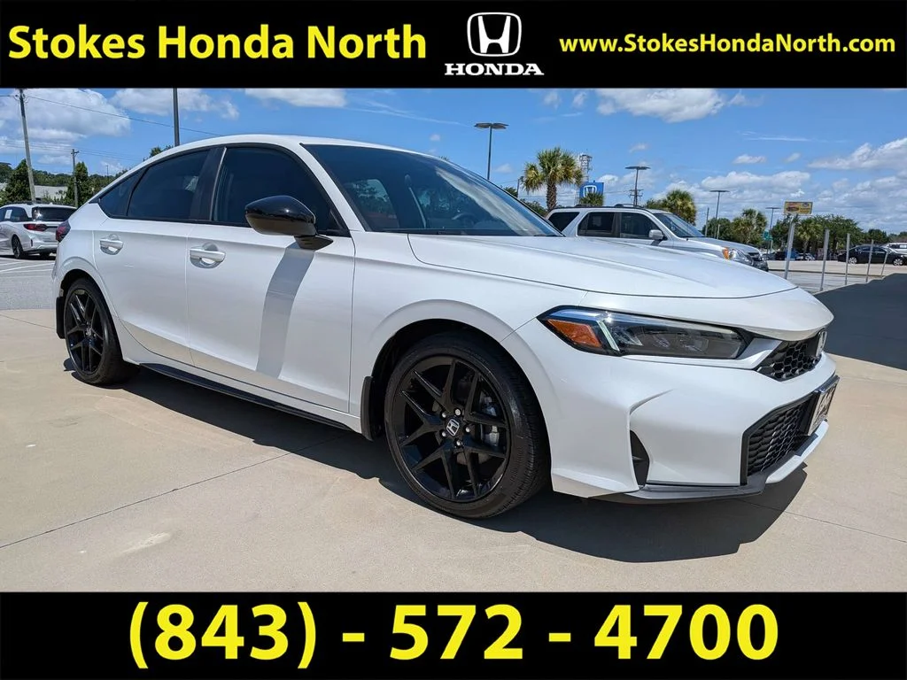 Certified Used 2025 White Honda Sport image 1