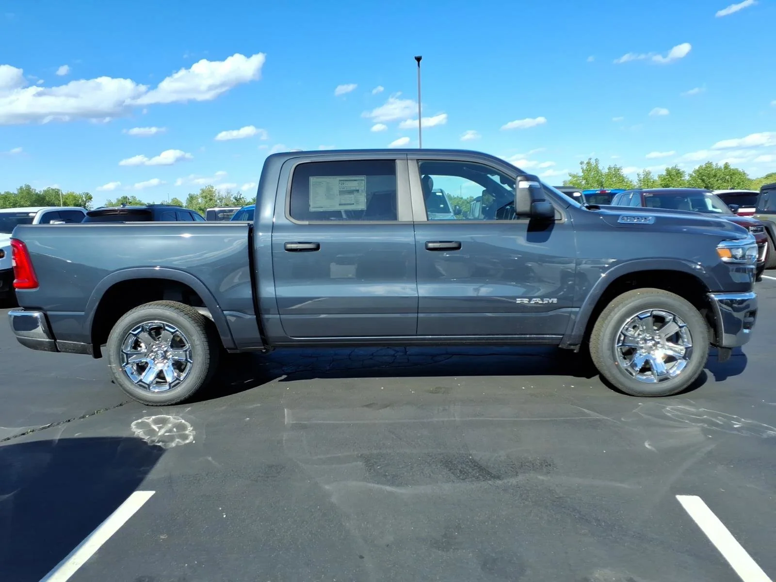 New 2026 Forged Blue Metallic Exterior Paint RAM Big Horn/Lone Star image 17