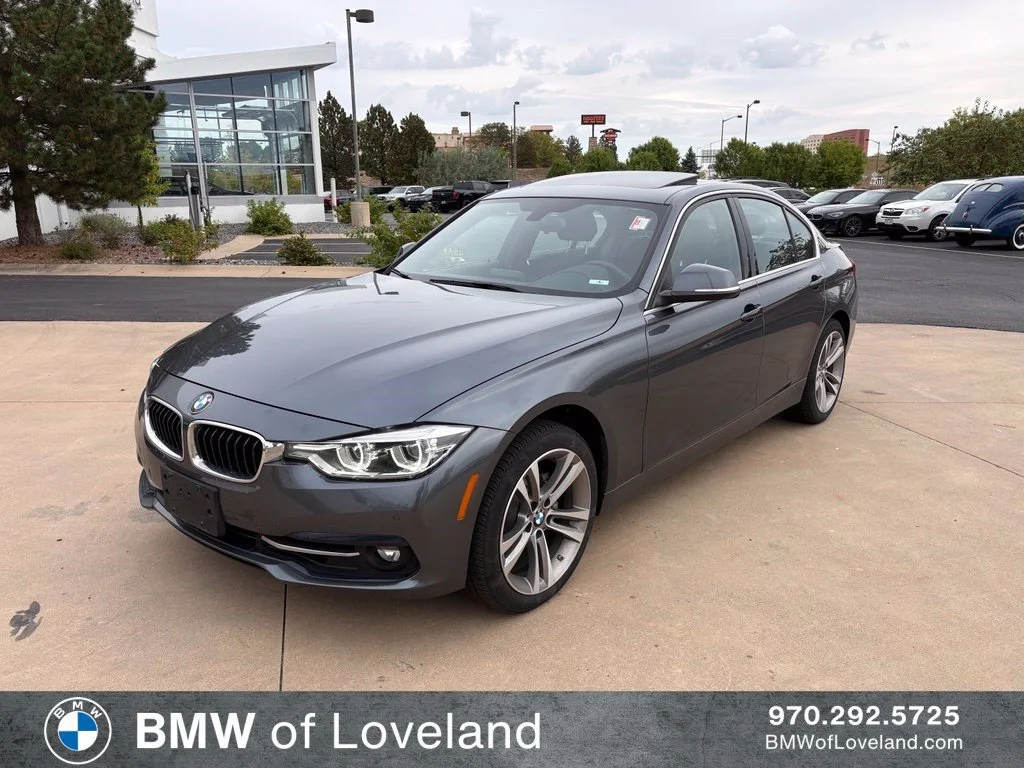 Used 2018 Mineral Grey Metallic BMW 330i xDrive image 1