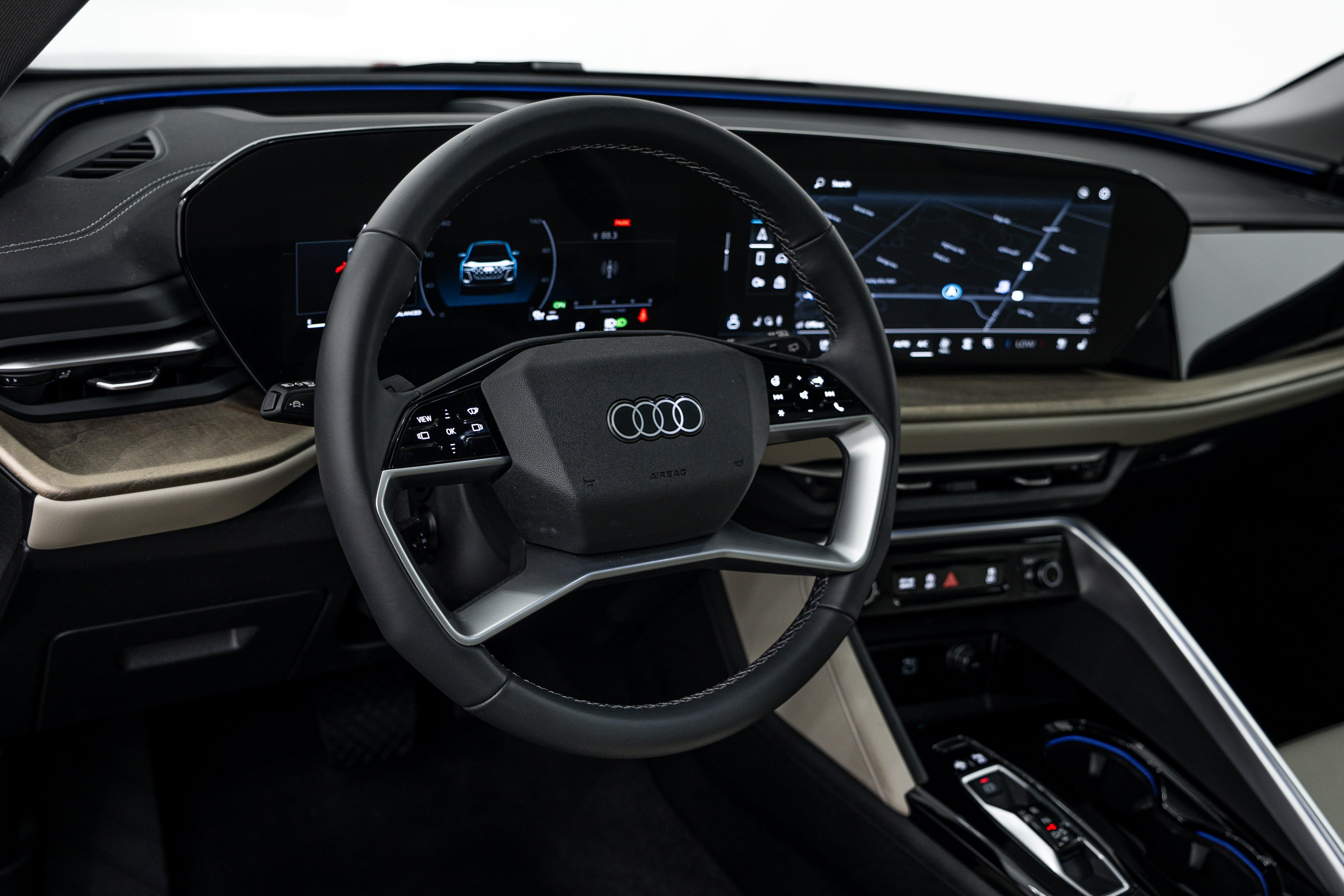 Used 2025 Navarra Blue Metallic Audi Premium Plus image 11