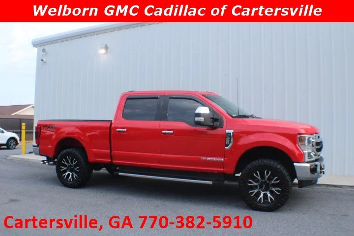 Used 2022 Red Ford LARIAT image 1
