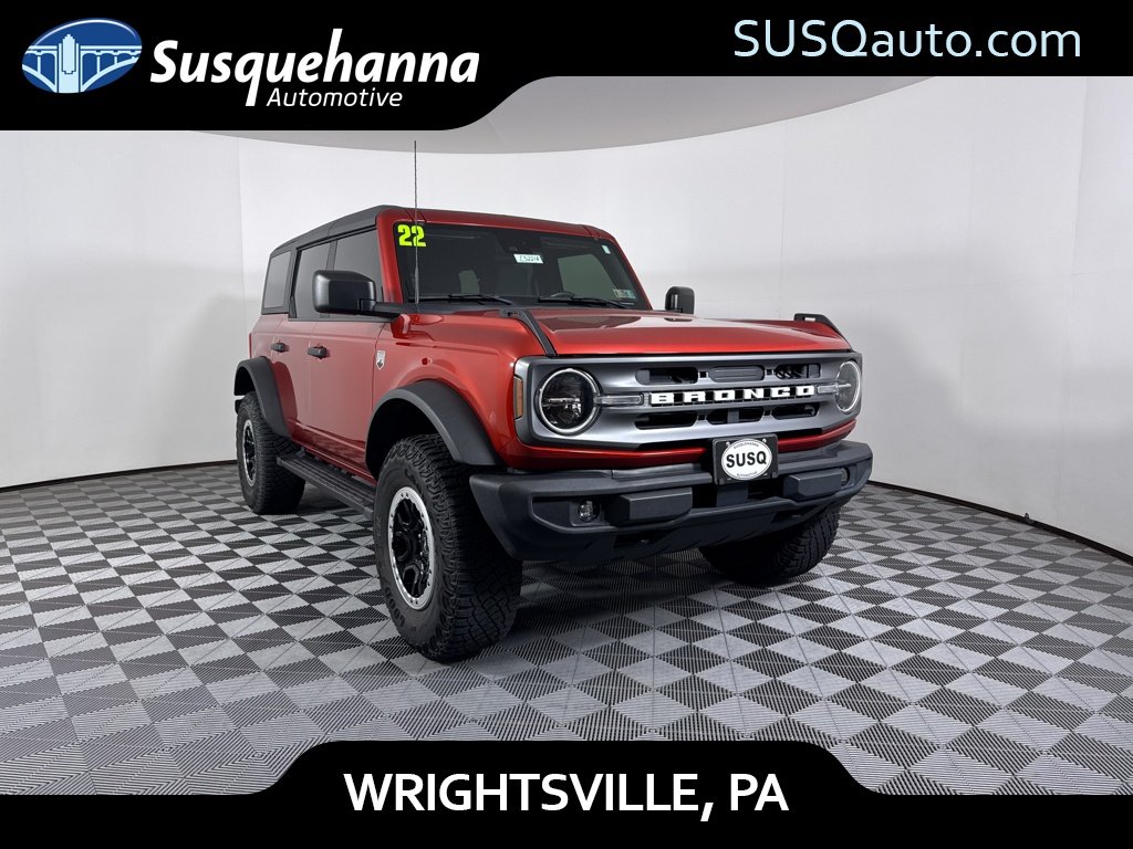 Hot Pepper Red Metallic Tinted Clearcoat 2022 Ford Bronco SUV / Crossover Four-Wheel Drive 