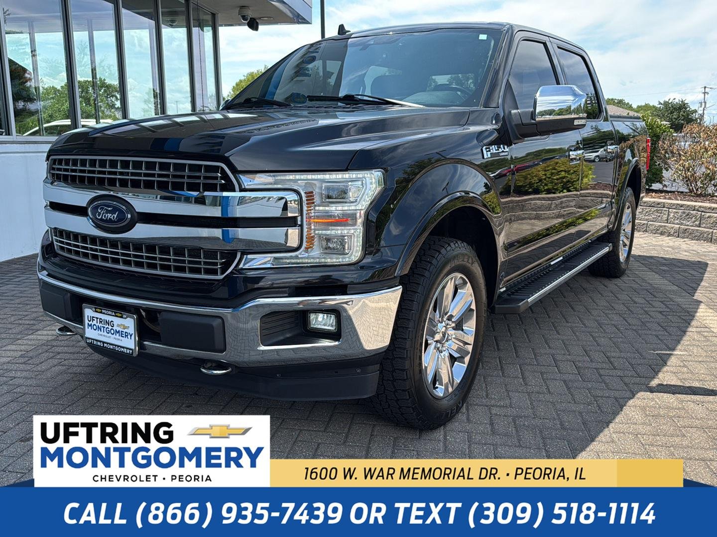 Used 2020 Agate Black Metallic Ford LARIAT image 1