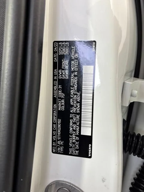 Used 2024 White Volvo Plus Black Edition image 19