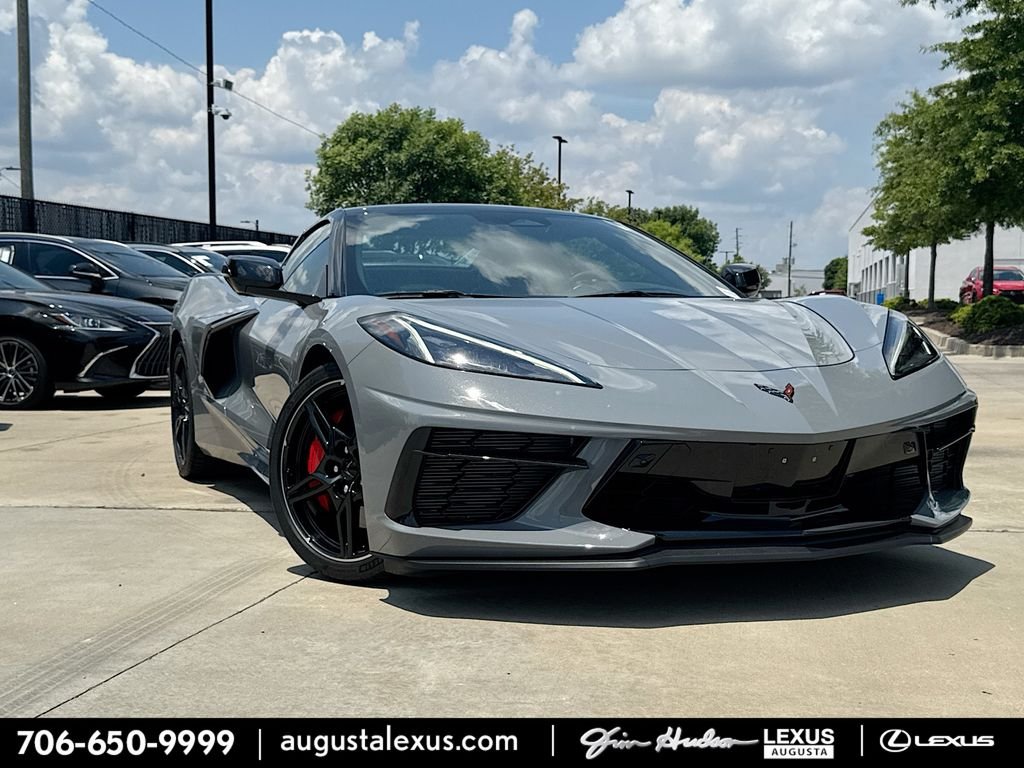 Sea Wolf Gray Tricoat 2024 Chevrolet Corvette Stingray 3LT Convertible RWD Convertible Rear-Wheel Drive 
