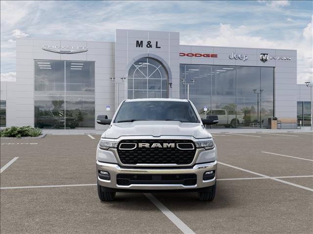 New 2026 Bright White Clear-Coat Exterior Paint RAM Big Horn Crew Cab 4x4 5