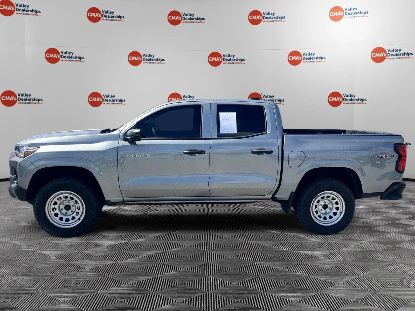Used 2024 Sterling Gray Metallic Chevrolet 4WD Work Truck image 2