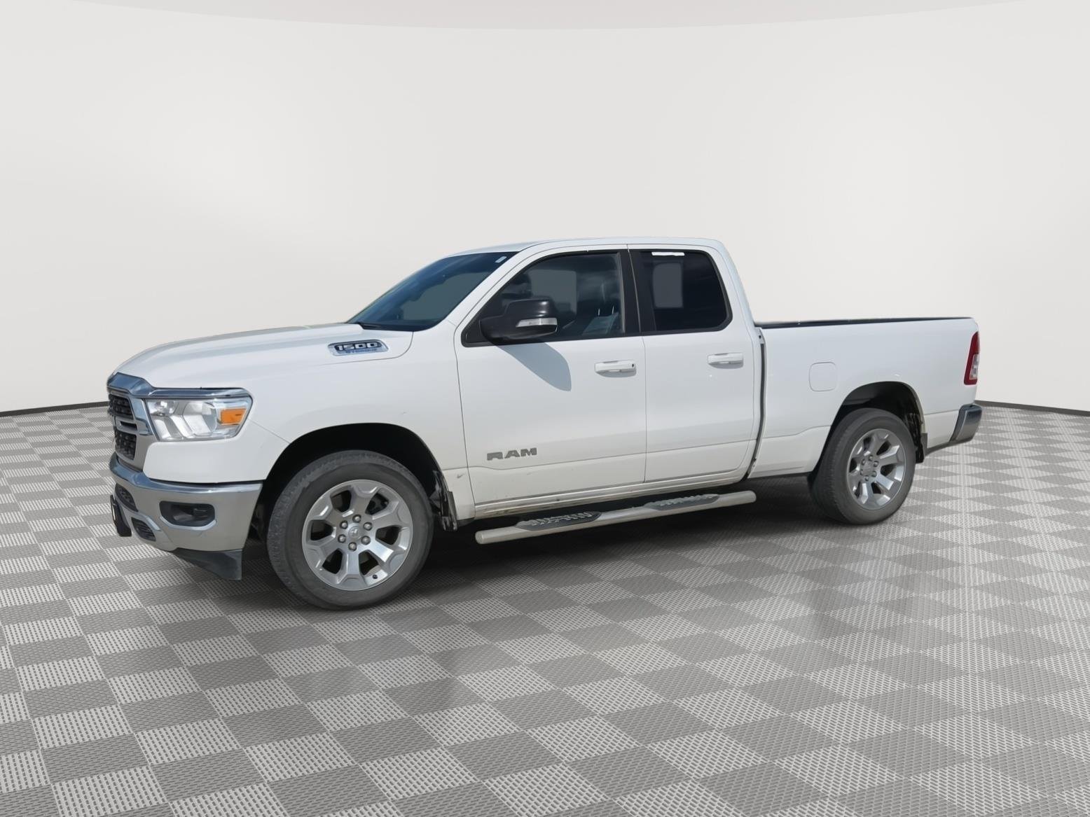 Used 2022 Bright White Clearcoat Ram Big Horn image 1