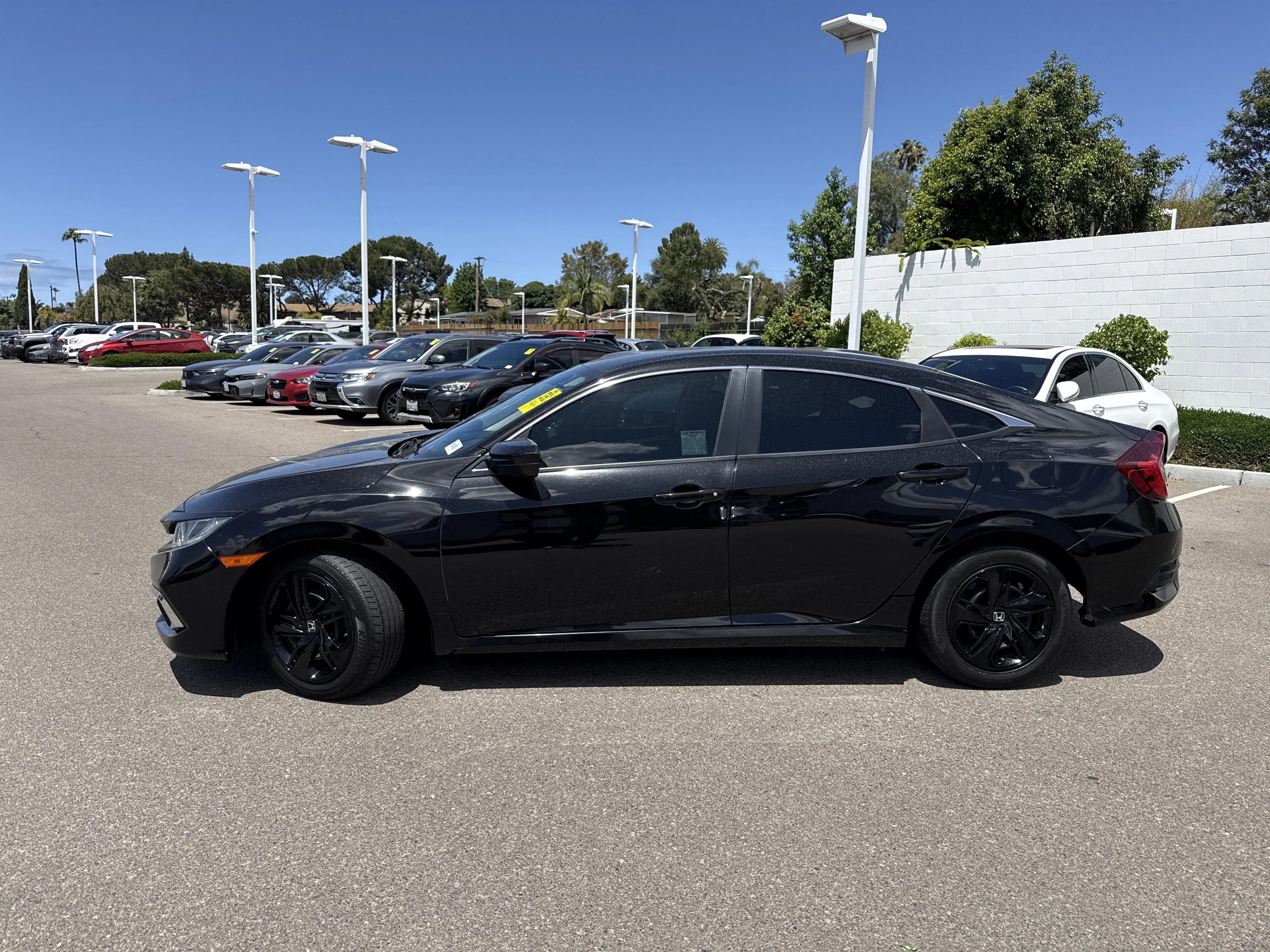Certified 2019 Honda Civic LX with VIN 2HGFC2F62KH545366 for sale in Vista, CA