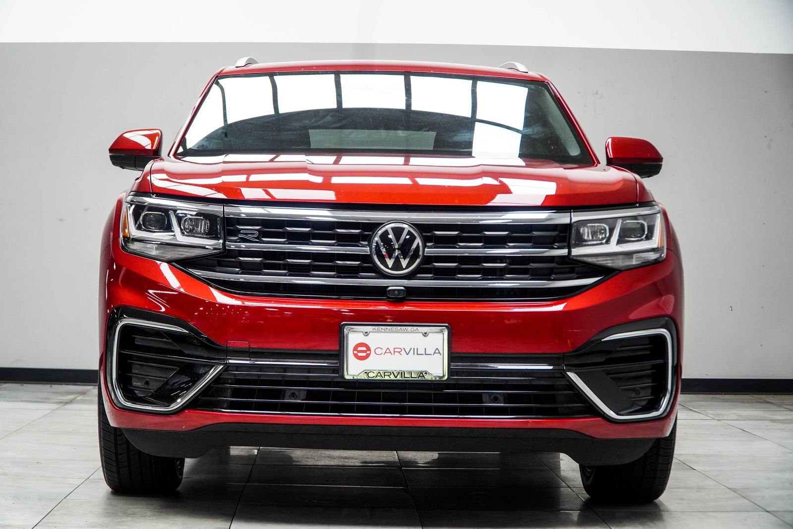 Used 2020 Red Volkswagen 3.6L V6 SEL Premium R-Line image 7