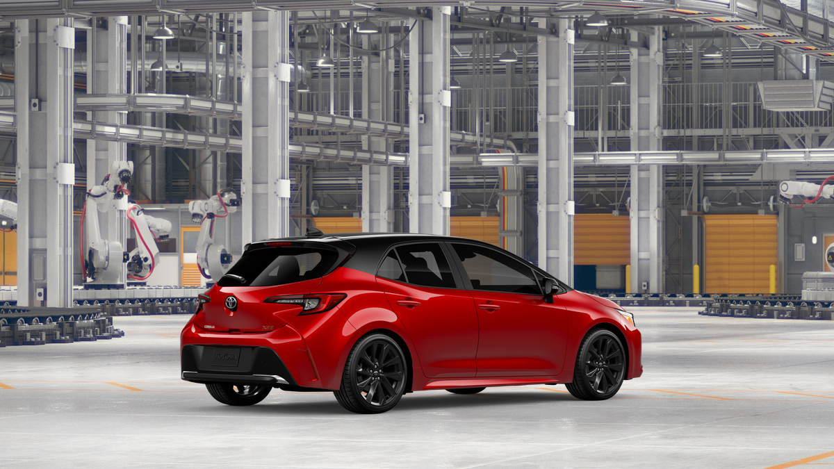 New 2027 Finish Line Red with Black roof Toyota XSE image 10