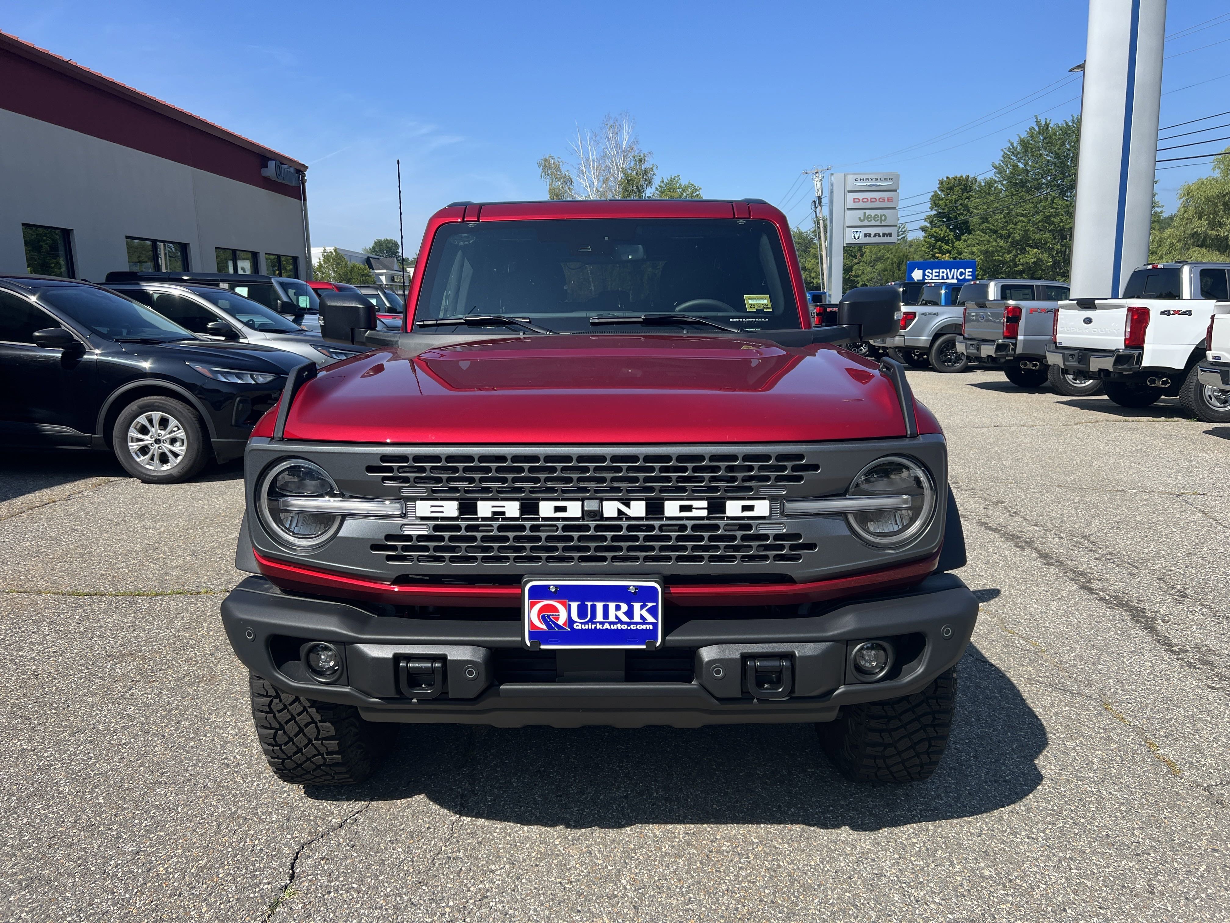 New 2025 Ruby Red Metallic Tinted Clearcoat Ford Badlands® image 2