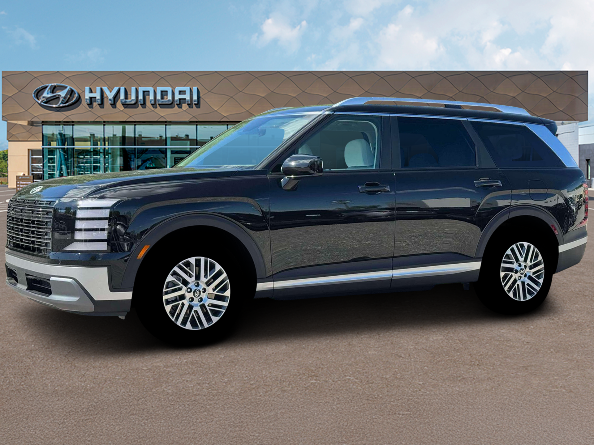 New 2026 Abyss Black Pearl Hyundai SEL AWD image 2