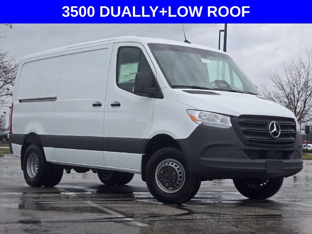 New 2026 Arctic White Mercedes-Benz Cargo Van 144 WB image 1