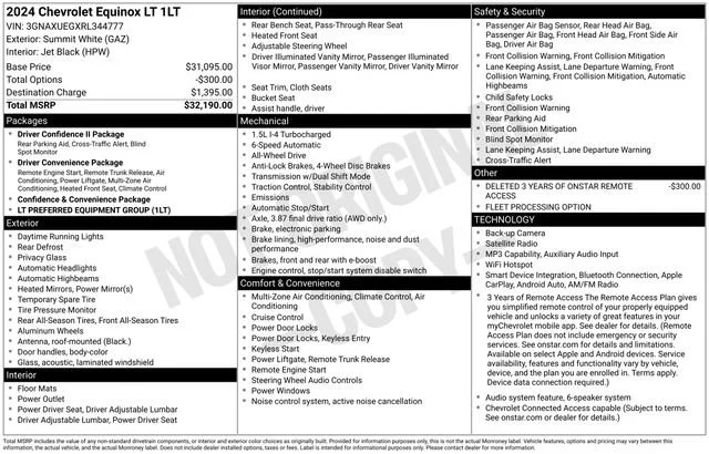 Used 2024 Summit White Chevrolet LT image 5
