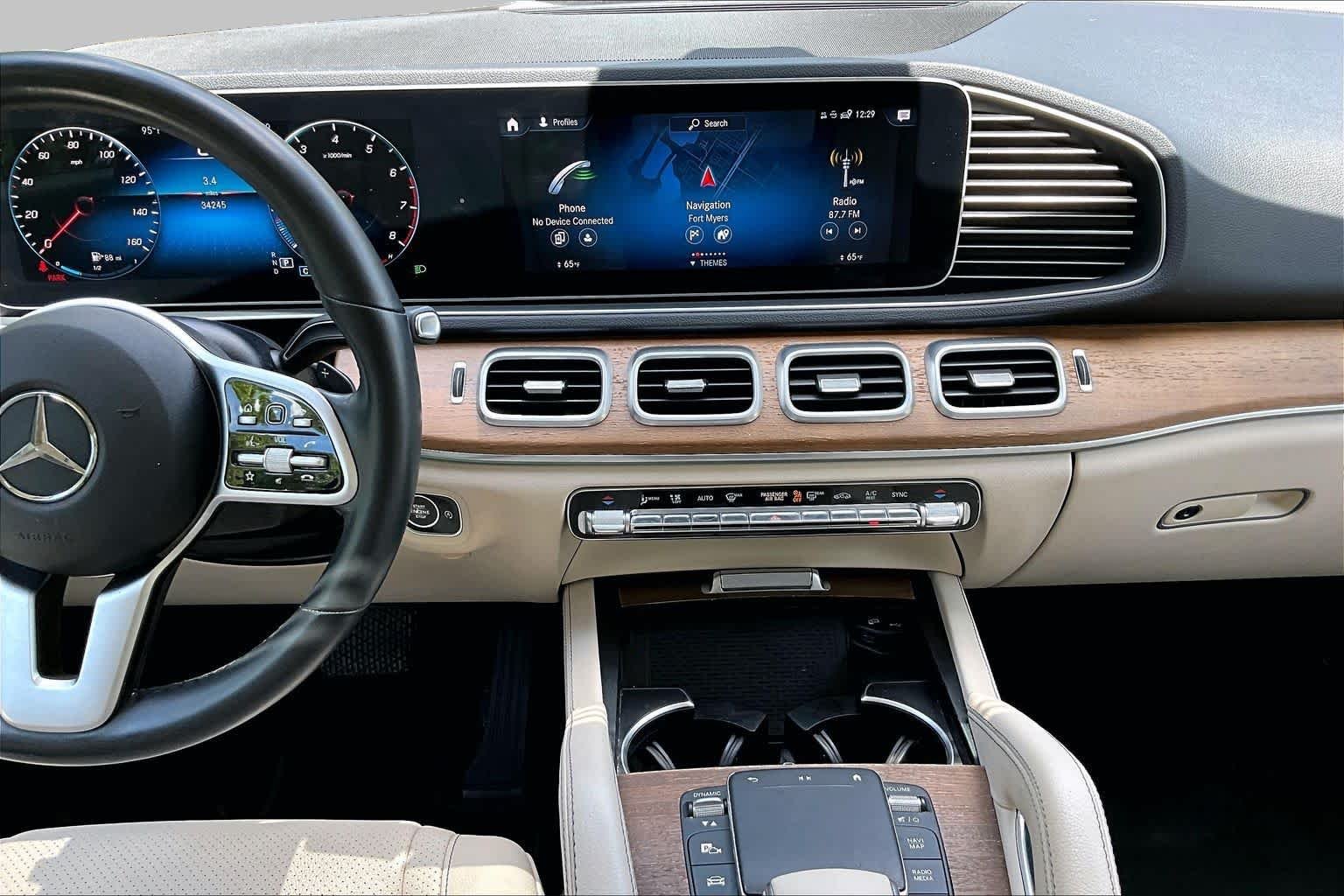 Used 2021 Lunar Blue Metallic Mercedes-Benz GLE 350 image 7