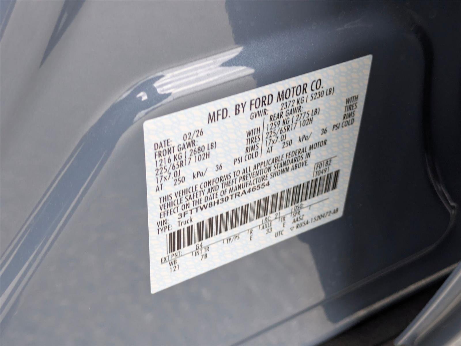 New 2026 Azure Gray Metallic Tri-Coat Ford XLT image 35