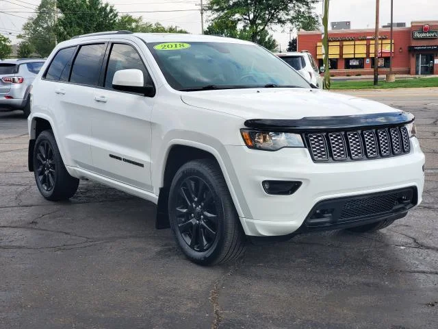 Used 2018 Jeep Grand Cherokee Laredo Altitude IV with VIN 1C4RJFAG5JC317792 for sale in Corunna, MI