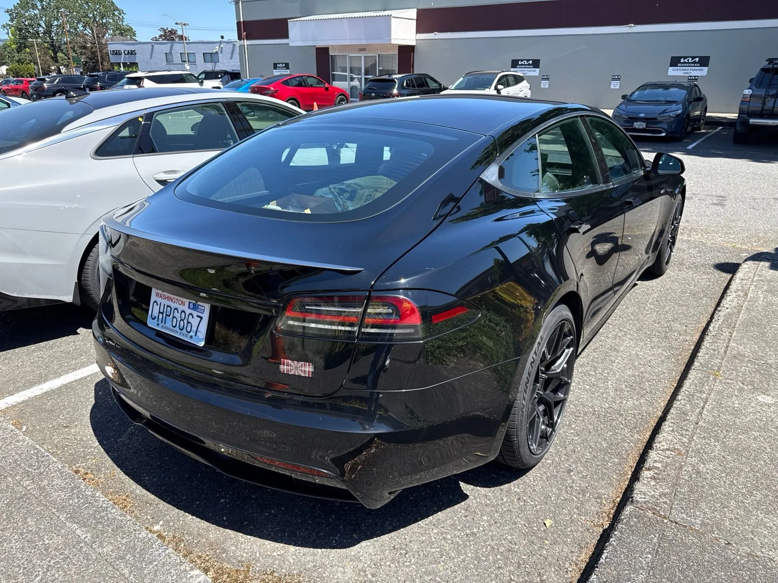 Used 2023 Black Tesla Plaid image 3