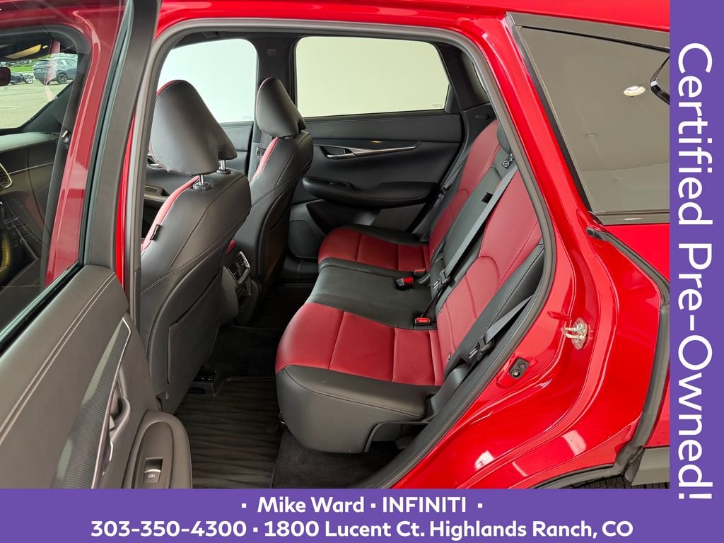 Certified Used 2025 Red INFINITI SPORT image 8