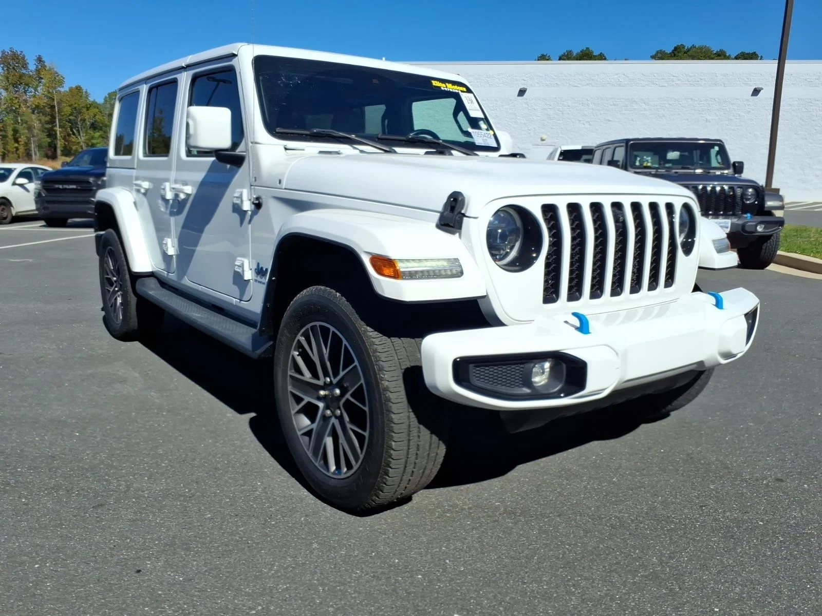 Used 2023 Bright White Clearcoat Jeep Sahara High Altitude image 8