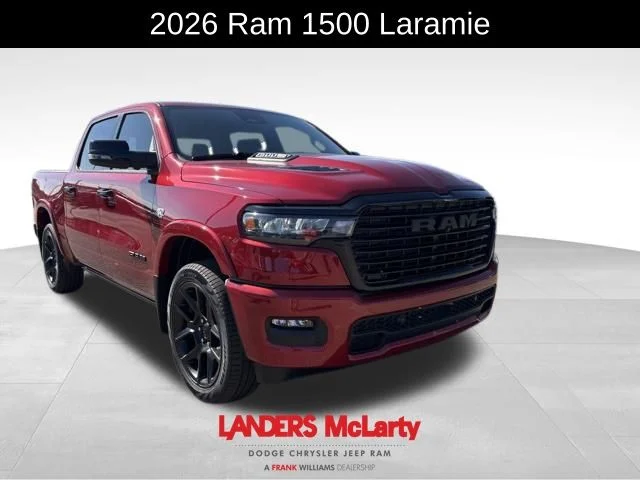 New 2026 Molten Red Pearl-Coat Exterior Paint RAM Laramie image 2