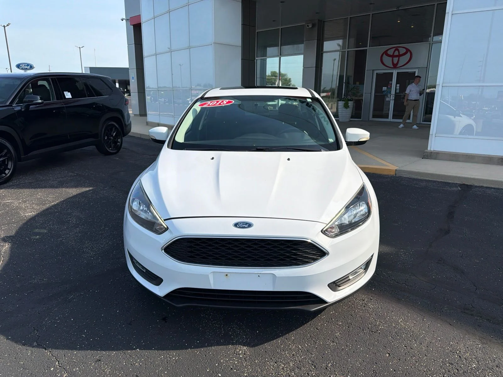 Used 2018 Ford Focus SEL with VIN 1FADP3H24JL228867 for sale in Warsaw, IN