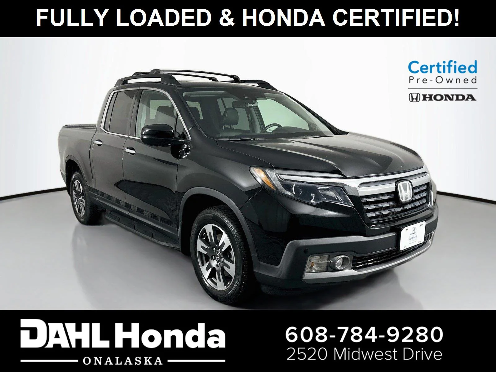 Used 2019 Crystal Black Pearl Honda RTL-E image 1