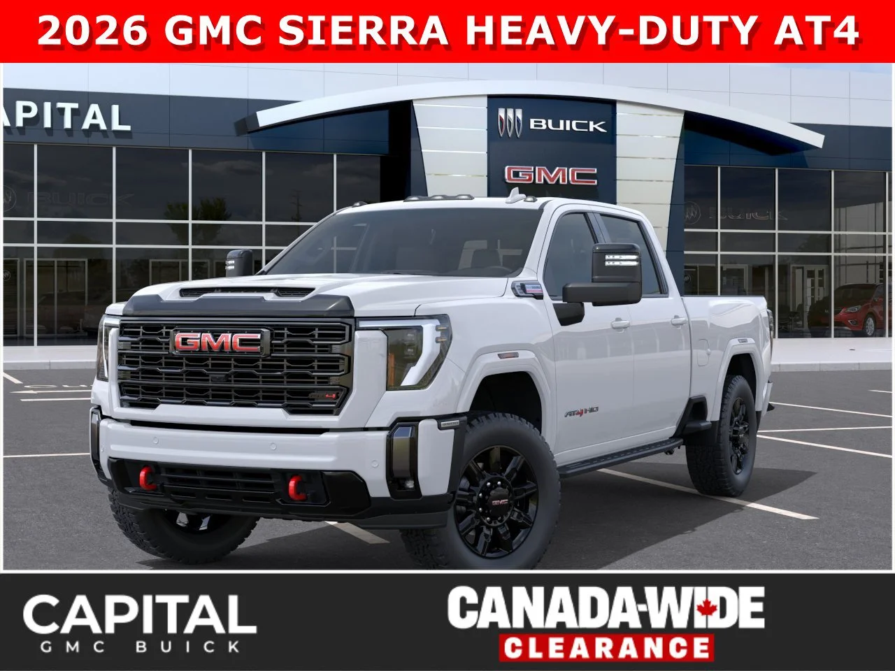 New 2026 Summit White GMC AT4 image 1