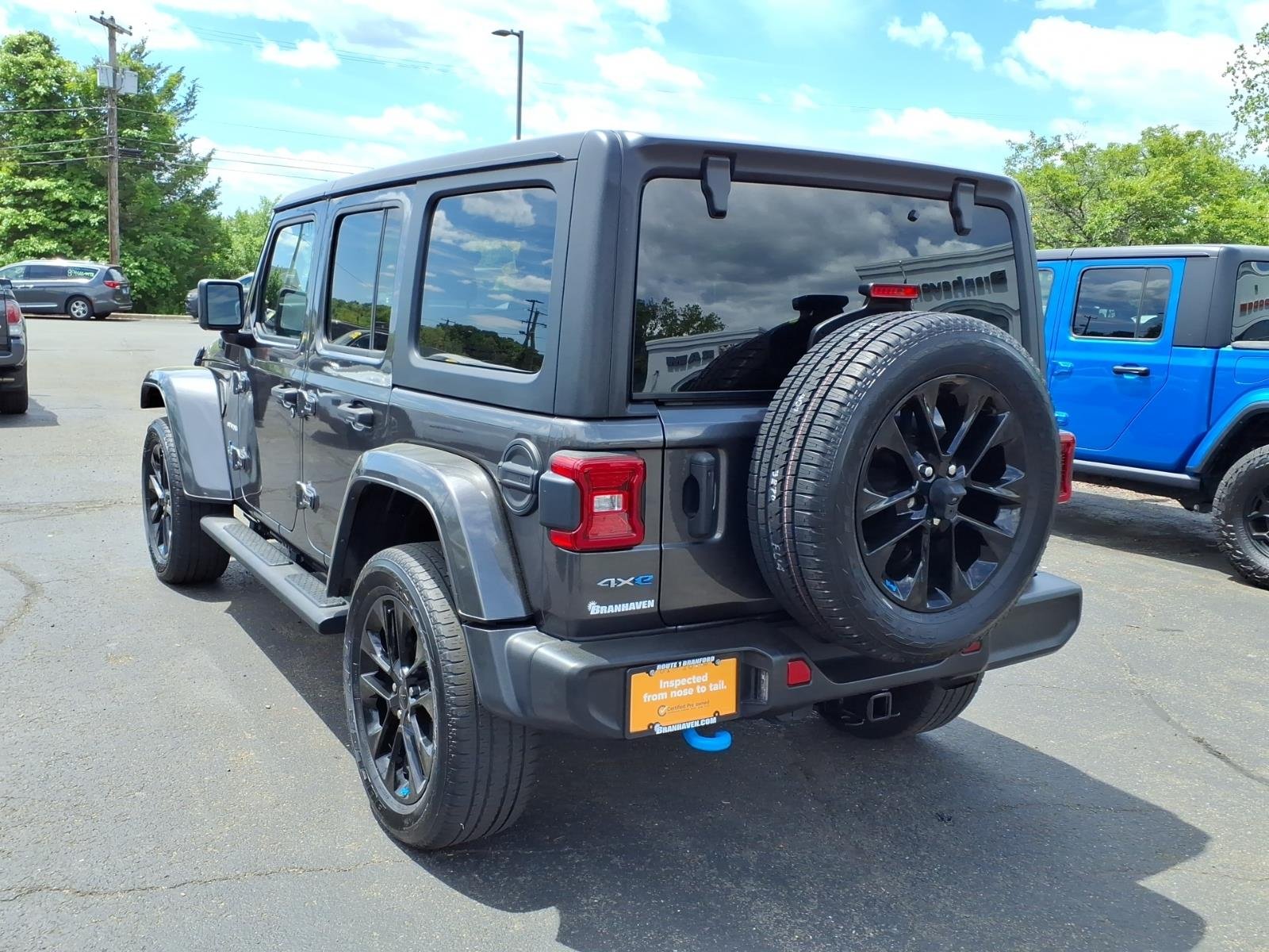 Certified Used 2023 Gray Jeep Sahara 4xe image 5