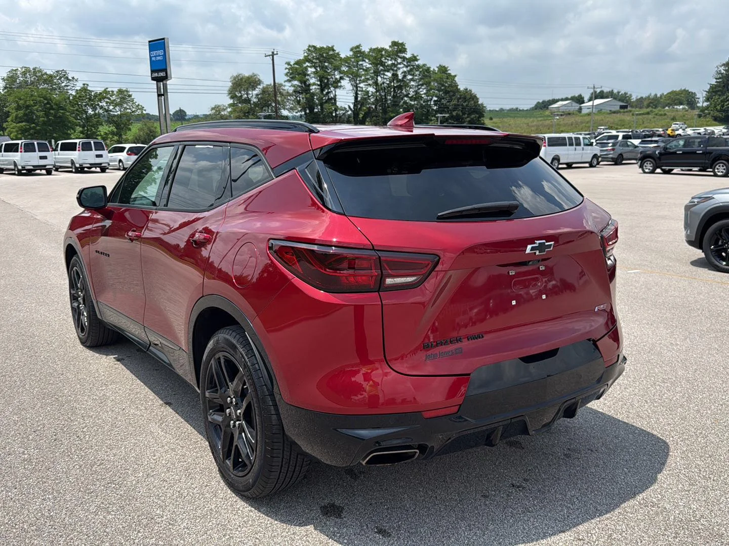 Used 2025 Radiant Red Tintcoat Chevrolet RS image 7