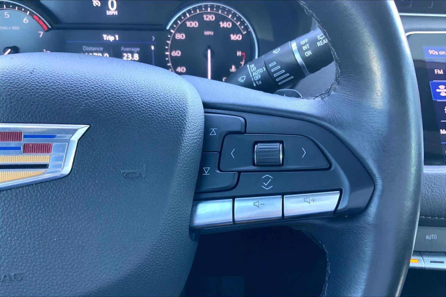 Used 2023 Galactic Grey Metallic Cadillac FWD Premium Luxury image 25