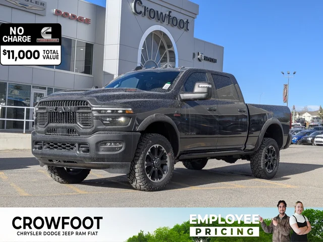 2026 RAM 2500 Rebel - - 4x4 - 6.7L HO Diesel - Level 1 Pkg w/ Vent Seats - 5th Wheel/Gooseneck Prep & More!
