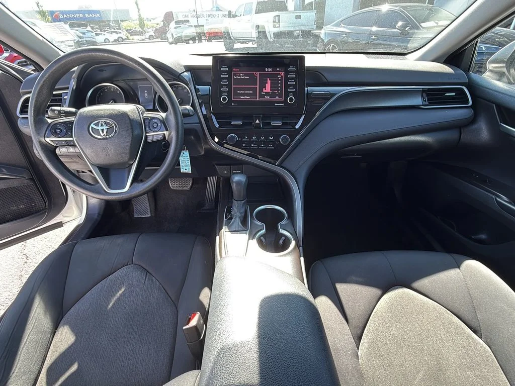 Used 2021 Super White Toyota LE image 17