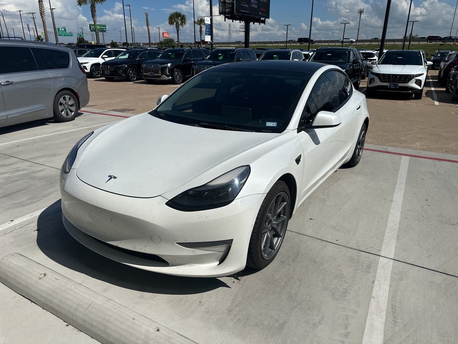 Used 2022 Tesla Model 3 Base with VIN 5YJ3E1EAXNF188203 for sale in Fort Worth, TX