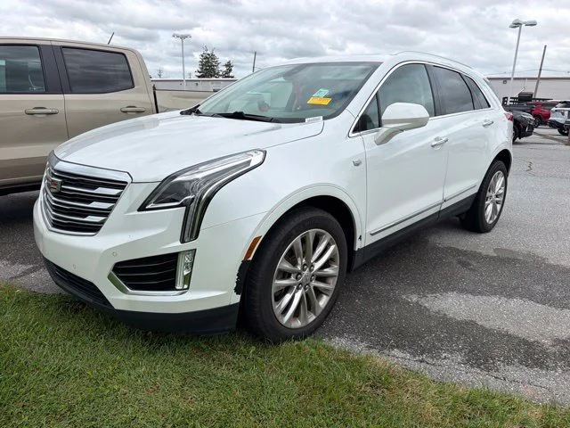 Used 2019 Crystal White Cadillac Premium Luxury image 3