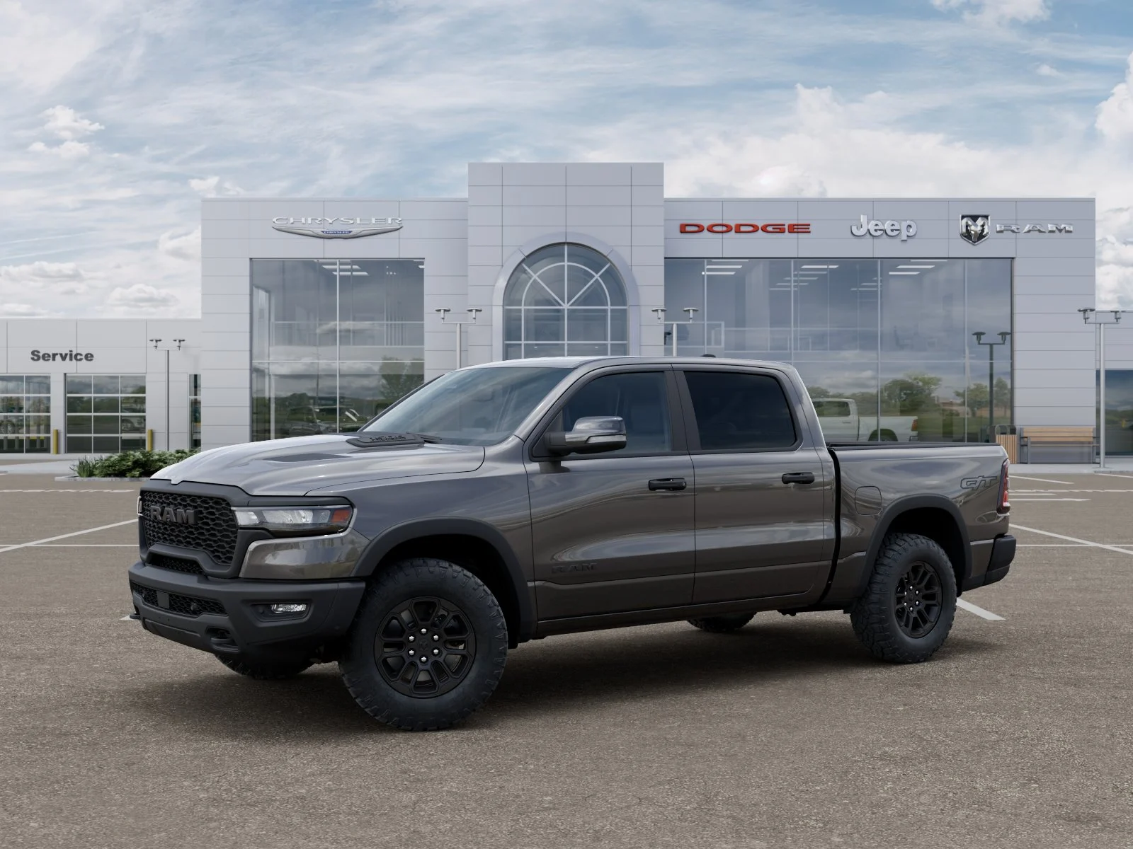 New 2026 Granite Crystal Metallic Clear-Coat Exterior Paint RAM Rebel image 36
