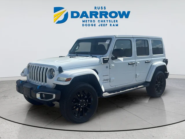 Used 2023 White Jeep Sahara 4xe image 1