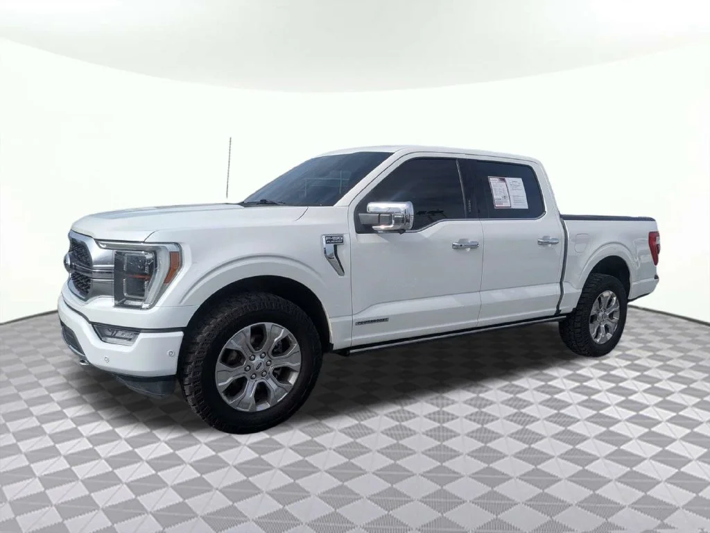 Certified Used 2022 White Metallic Ford Platinum image 7