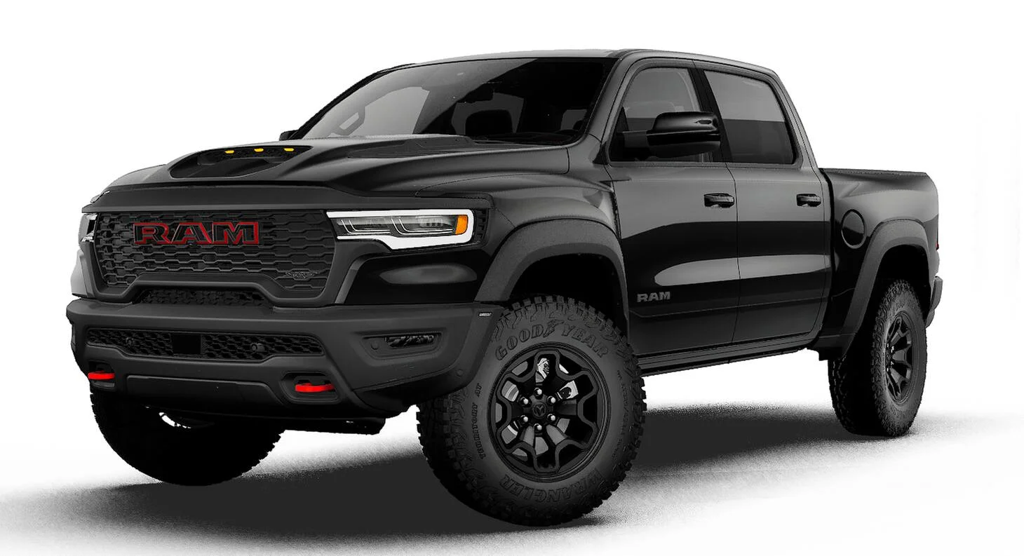 New 2027 Diamond Black Crystal Pearl-Coat Exterior Paint RAM RHO image 1